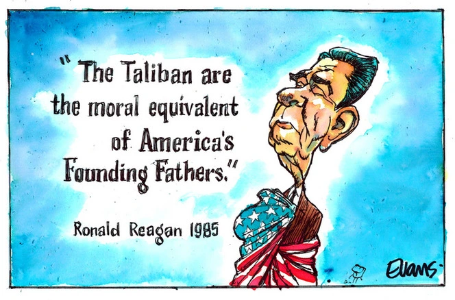 Evans, Malcolm Paul, 1945- :Ronald Reagan 1985. 24 October 2014