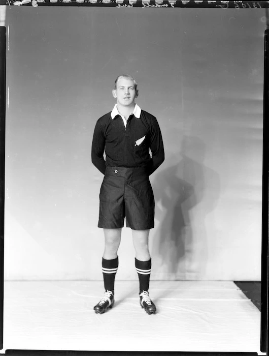 Eric Tindill, member of the All Blacks, New Zealand representative rugby union team