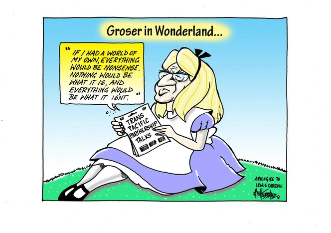 Hubbard, James, 1949- :Groser in Wonderland. 4 November 2014