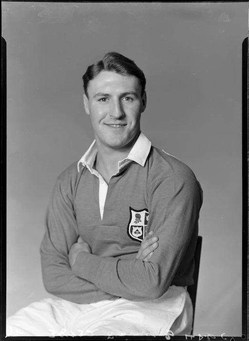 G Rimmer, member of the Lions, British representative rugby union team