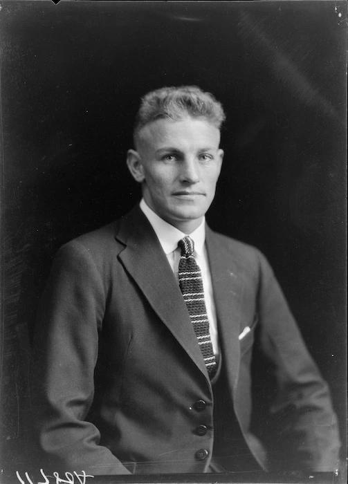 Albert Edward Cooke, All Black rugby player 1924