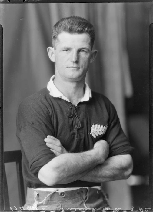 Innes 'Bunny' Finlayson, member of the All Blacks, New Zealand representative rugby union team