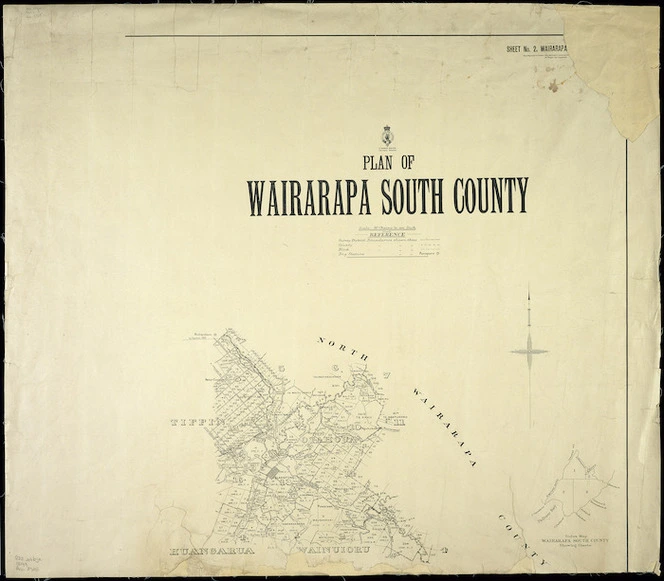 Plan of Wairarapa South county