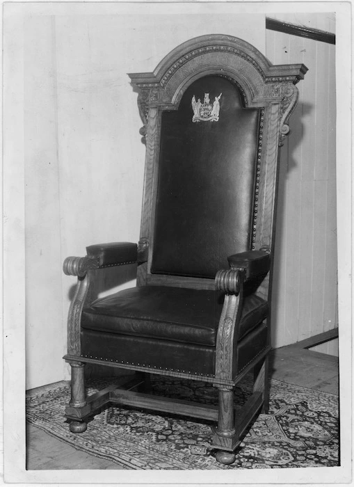 The Topical Press Agency Ltd : Photograph of parliamentary Speaker's chair