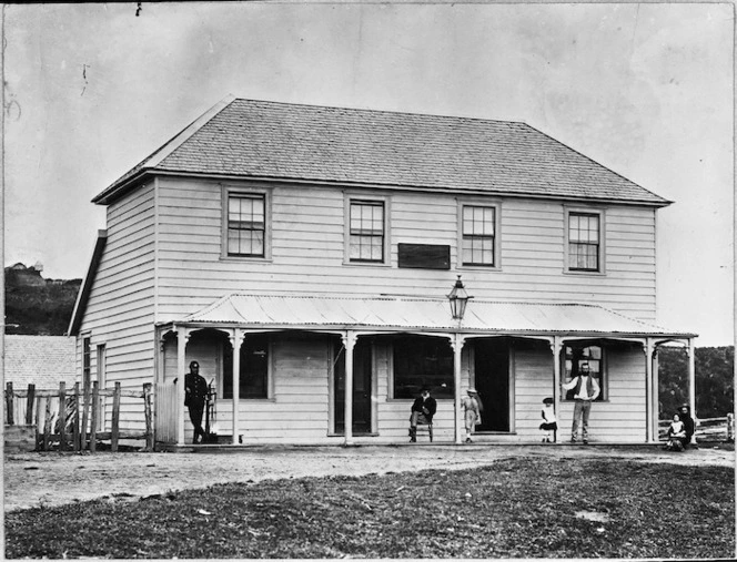 Hotel at Urenui, Taranaki region