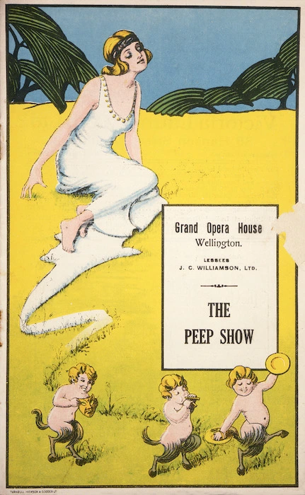 Grand Opera House Wellington :The peep show. [Tuesday, 1st May 1923. Cover].