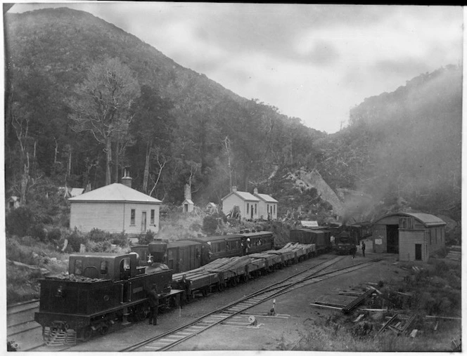 Railway station at the Rimutaka summit