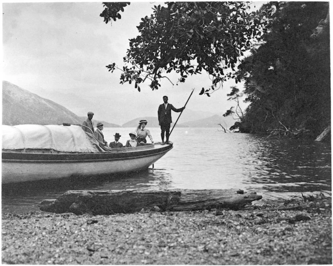 Group on a boat, Picton Sounds