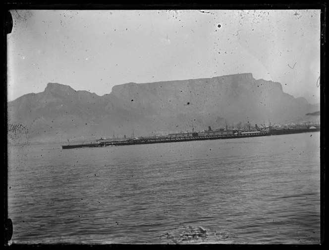 Cape Town wharf area with Table Mountain in the background