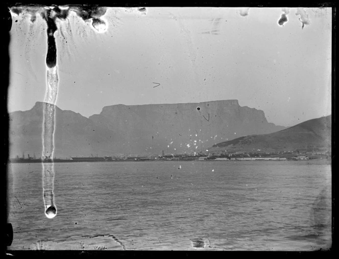 Cape Town wharf area with Table Mountain in the background