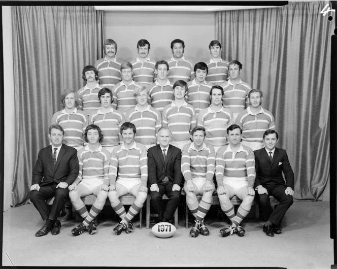 Marist St Pats junior 2nd rugby football team, 1971