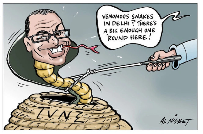 "Venomous snakes in Delhi? There's a big enough one 'round here!" 10 October 2010