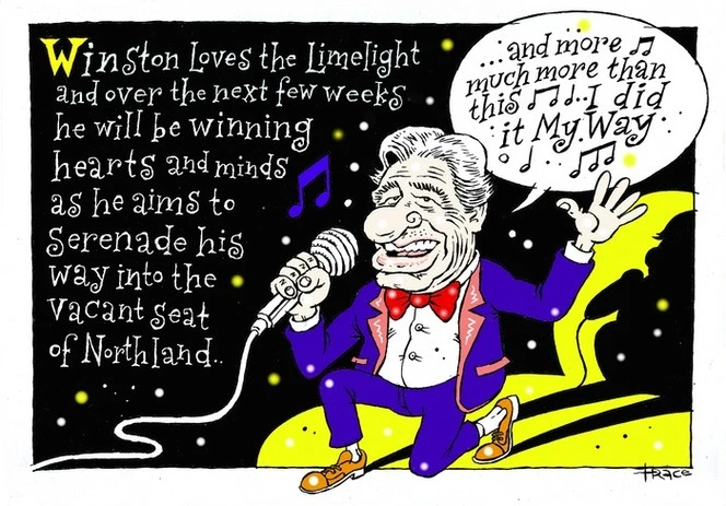 Hodgson, Trace, 1958- :'Winston loves the limelight..' 8 March 2015