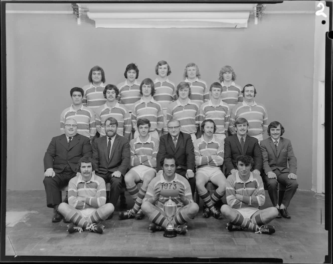 Marist St Pat's, Wellington, 2nd division 1st XV rugby union team of 1973