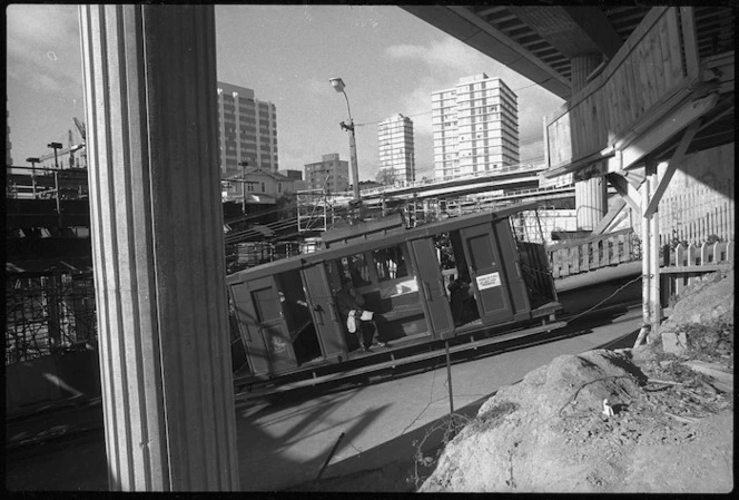 Cable car, Clifton Terrace, Wellington