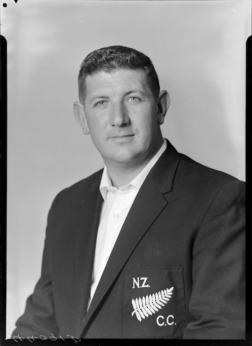 L C Butler, member of the New Zealand Cricket Club team of 1966