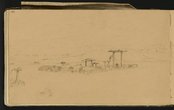 Mantell, Walter Baldock Durrant, 1820-1895 :[South Canterbury ... showing the pa. Oct. 16 1848. Left half]