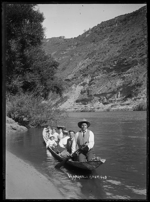 Canoeing on the Whanganui River