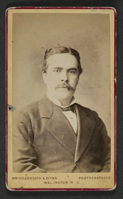 Wrigglesworth & Binns (Wellington) fl 1874-1900 :Portrait of Hon John Ballance