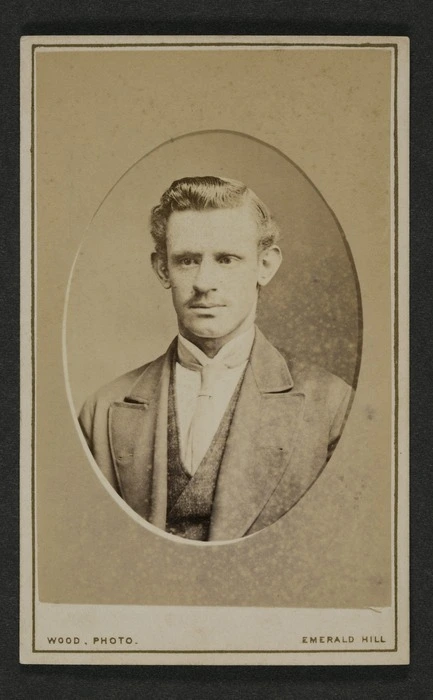 Wood, David (Melbourne) fl 1866-1900 :Portrait of unidentified man