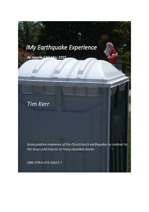 My earthquake experience / Tim Kerr.