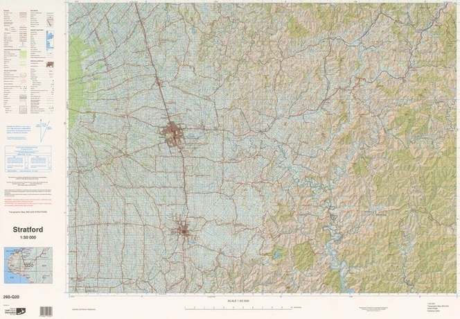 Stratford / National Topographic/Hydrographic Authority of Land Information New Zealand.