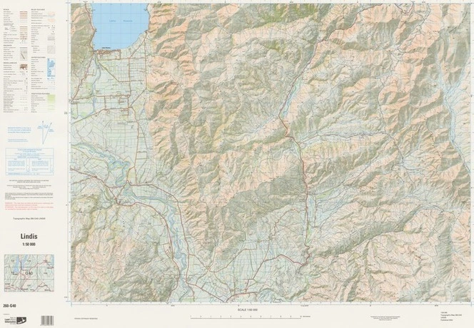 Lindis / National Topographic/Hydrographic Authority of Land Information New Zealand.