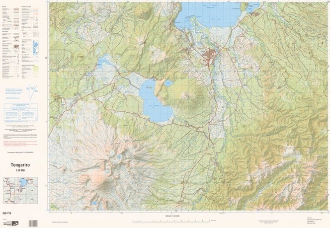 Tongariro / National Topographic/Hydrographic Authority of Land Information New Zealand.