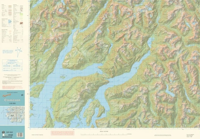 Topomap Cameron.