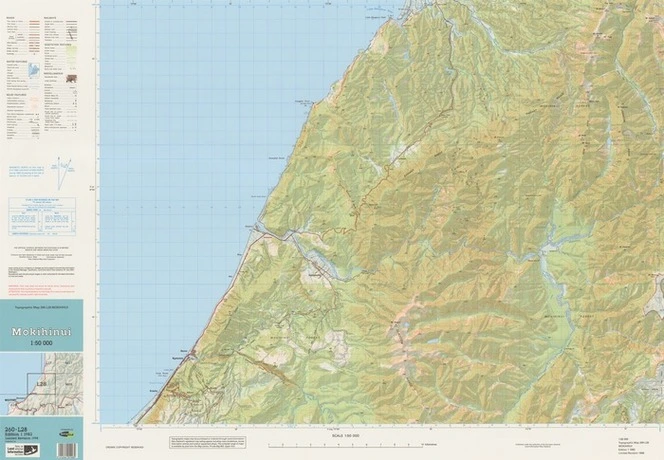 Mokihinui / cartography by Terralink.
