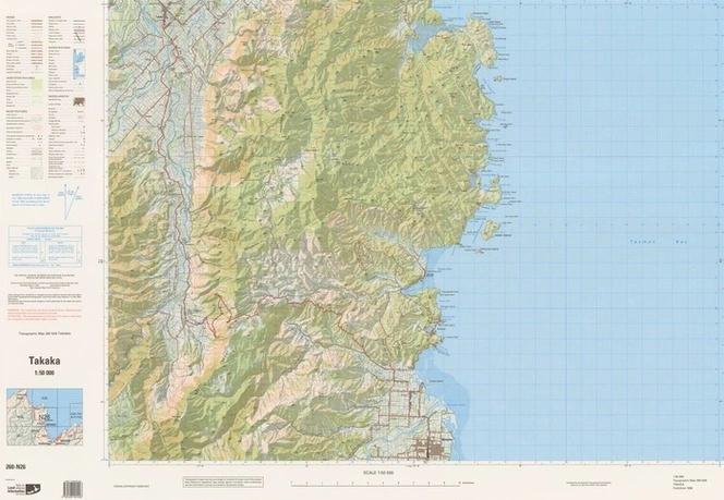 Takaka / National Topographic/Hydrographic Authority of Land Information New Zealand.