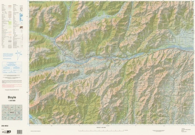 Boyle / National Topographic/Hydrographic Authority of Land Information New Zealand.