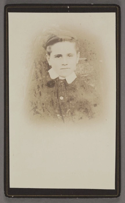 Photographer unknown :Portrait of unidentified young man