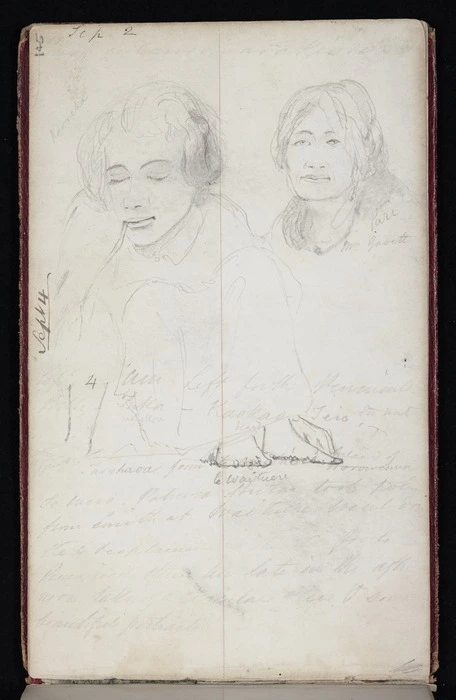 Mantell, Walter Baldock Durrant, 1820-1895 :Raoreka. Pari, Mrs Garett. [Diary entry] Sept 4 [1848]