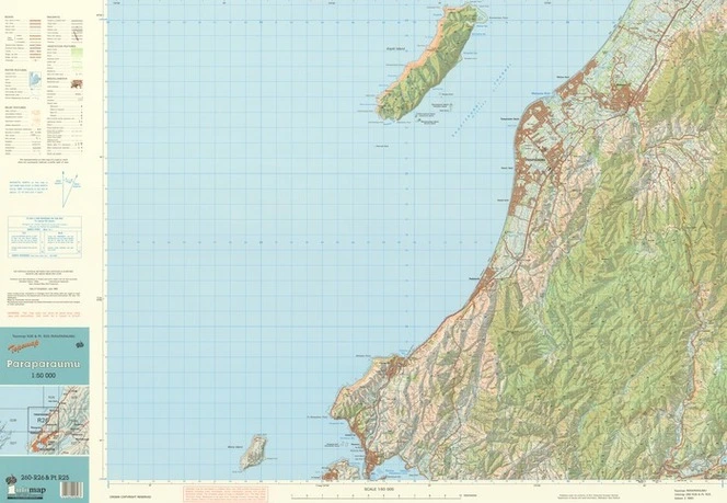 Topomap Paraparaumu.