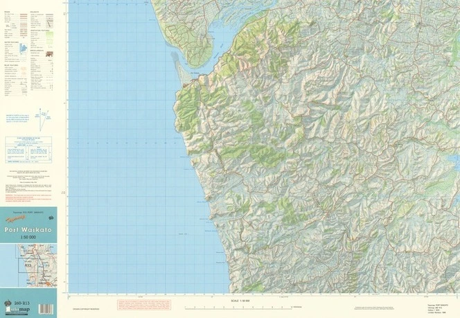 Topomap Port Waikato.