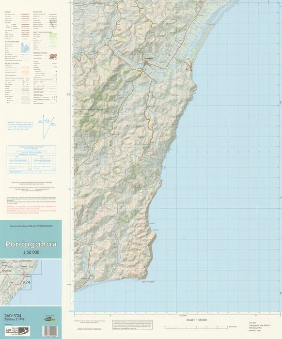 Porangahau / cartography by Terralink.