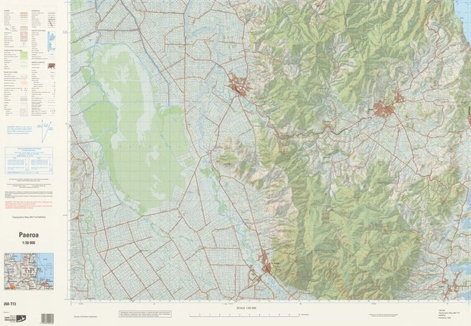 Paeroa / National Topographic/Hydrographic Authority of Land Information New Zealand.