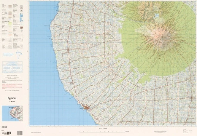 Egmont / National Topographic/Hydrographic Authority of Land Information New Zealand.