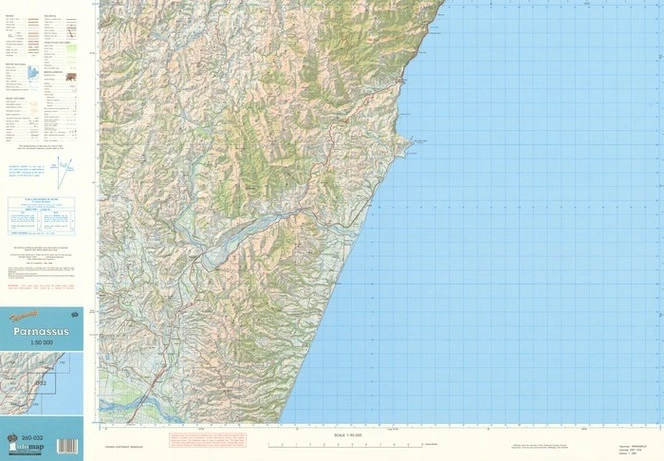 Topomap Parnassus 1:50 000.