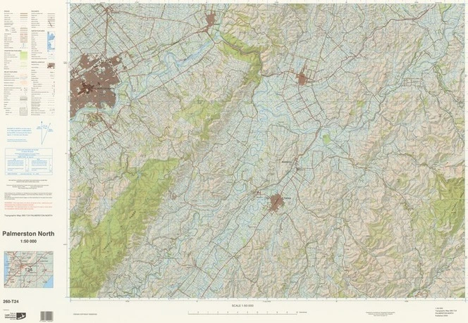 Palmerston North / National Topographic/Hydrographic Authority of Land Information New Zealand.