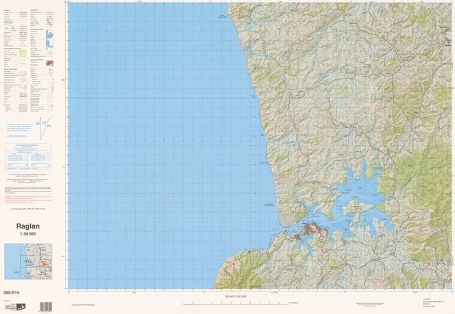 Raglan / National Topographic/Hydrographic Authority of Land Information New Zealand.