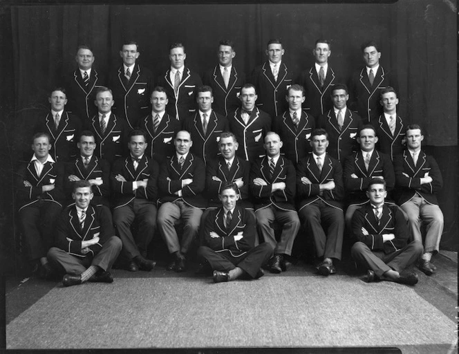 All Black team that travelled to Australia in 1929