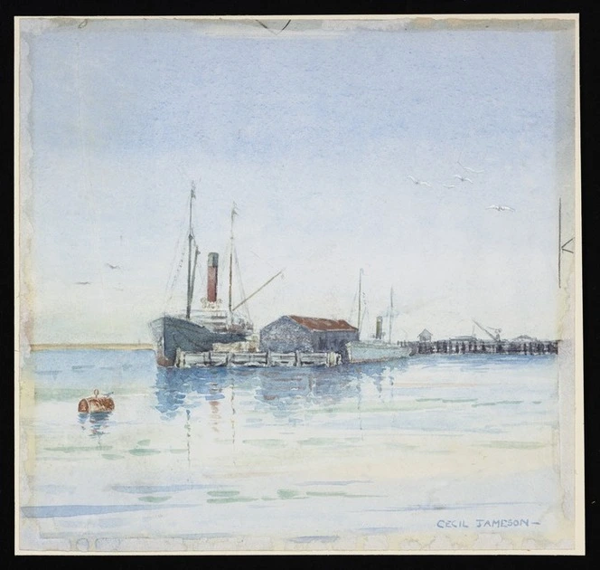Jameson, Cecil, b 1884 :The Port, Nelson. 1907?