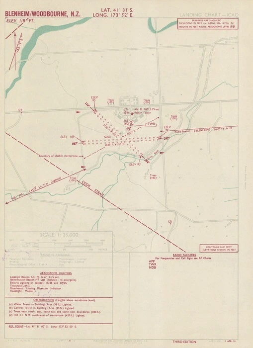Blenheim/Woodbourne, N.Z. / drawn by Lands and Survey Dept., N.Z.