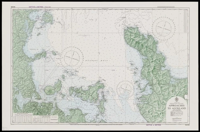 Approaches to Auckland / from RNZN surveys 1961 to 1976.