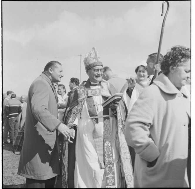 Scenes at the opening the of meeting house at Waiwhetu Marae, Lower Hutt