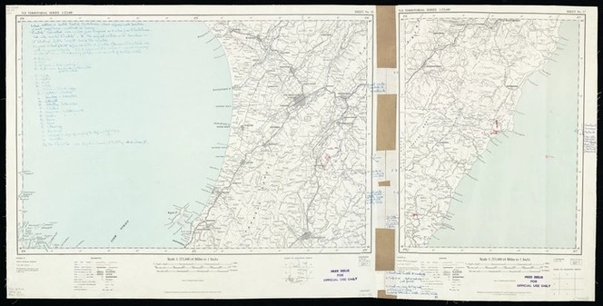 [Matheson, E (Mrs), fl 1886-99] :[Tiratahi Estate, North Wairarapa and neighbouring farm owners mentioned in William Matheson's dairies] [map with ms annotations]. [1886-99].