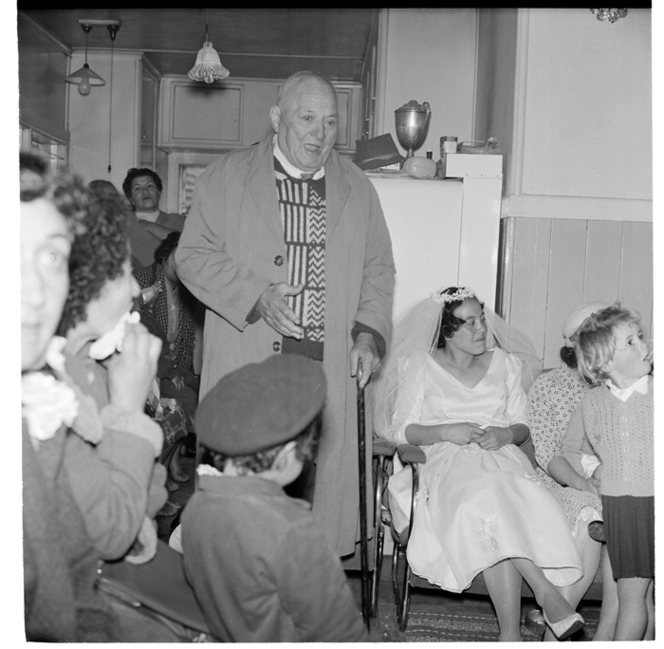 Wedding reception, possibly at Hiruharama, East Coast