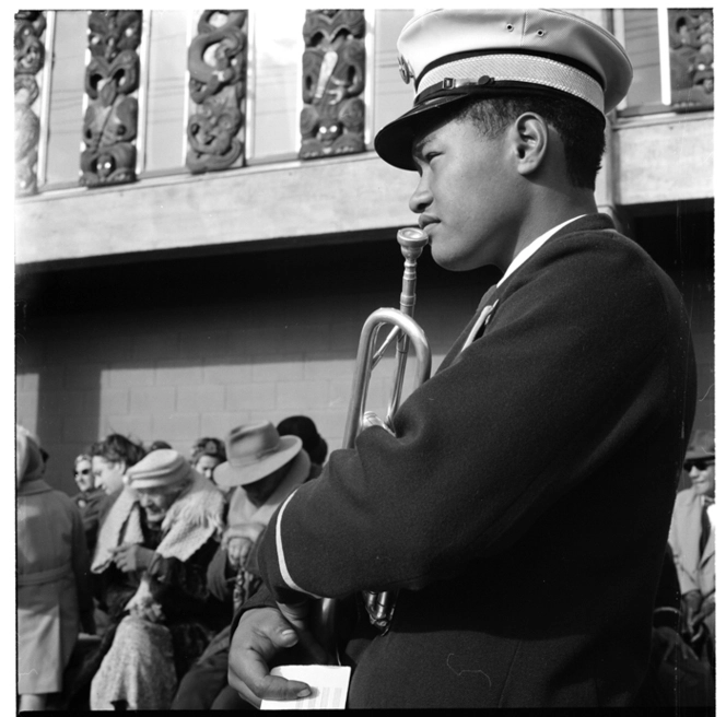 Unveiling Maori Battalion National War Memorial Community Hall, Palmerston North - Ratana band